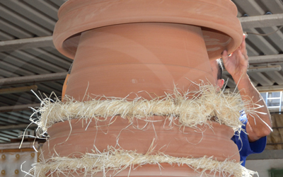 Terracotta da giardino: come fare un ottimo imballaggio